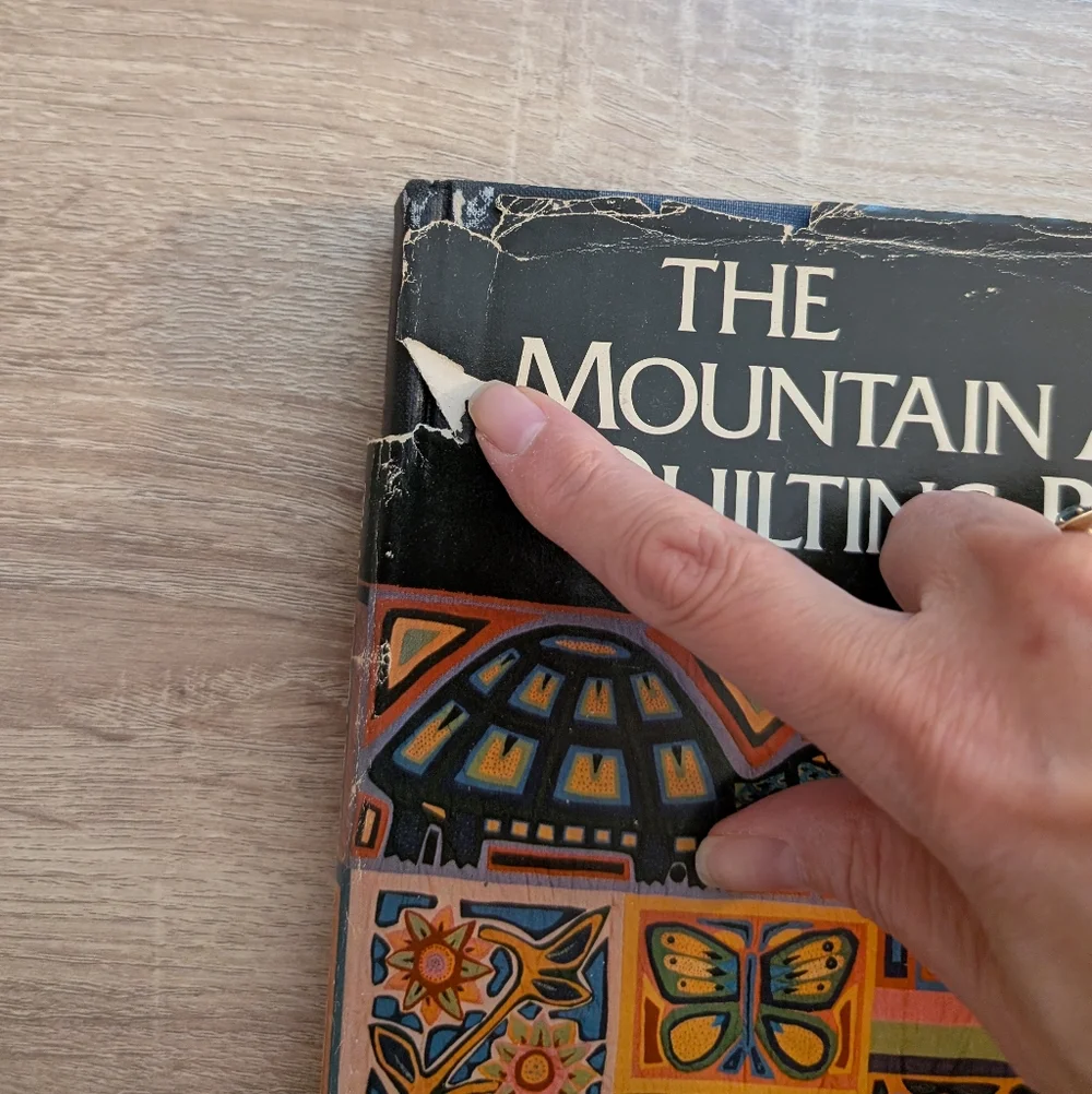“The Mountain Artisans Quilting Book,” Hardcover with Dust Jacket, by A.A. Lewis